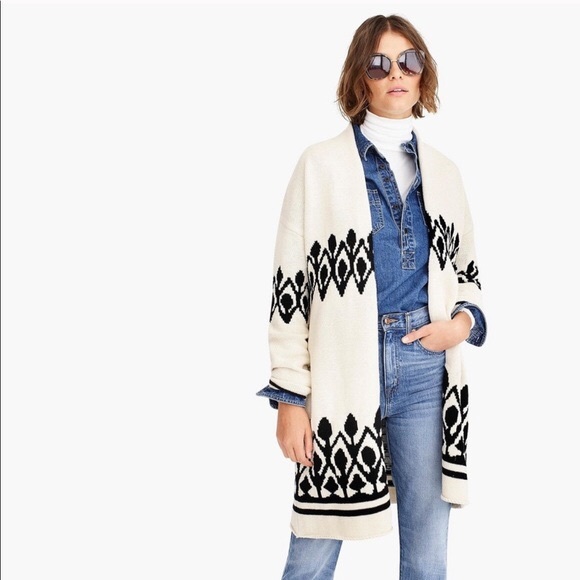 J. Crew Sweaters - J Crew Point Sur Long Cardigan Sz S✨Rare✨